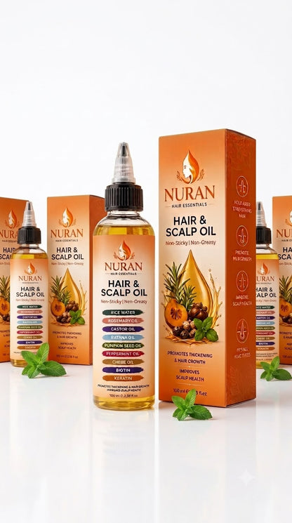 Scalp hair oil growth